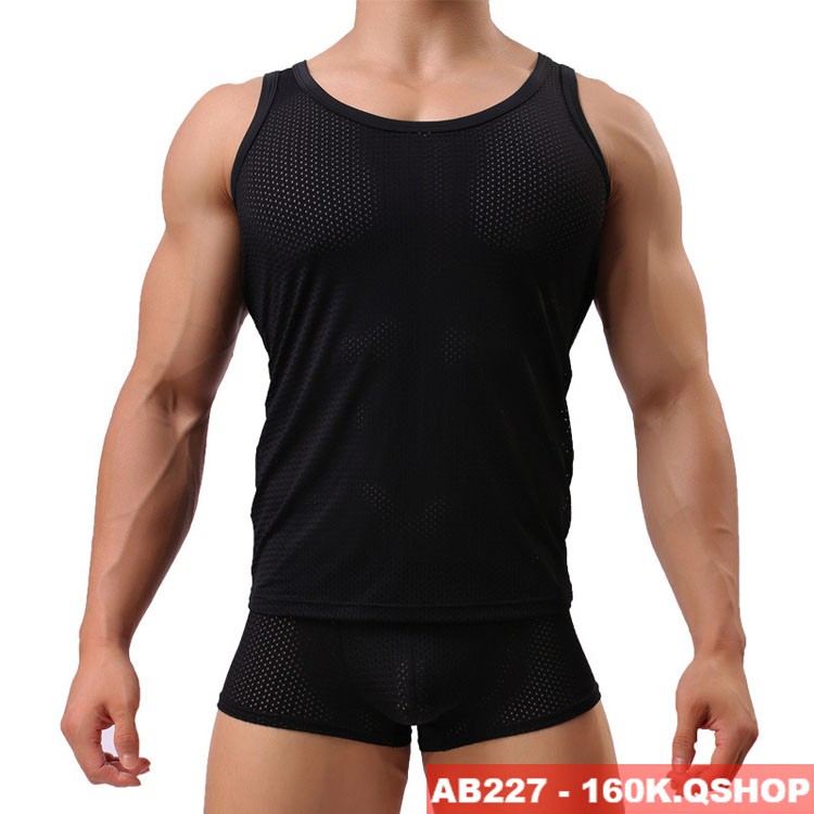 [SALE] ÁO 3 LỖ LƯỚI LỖ THOÁNG MÁT AB227