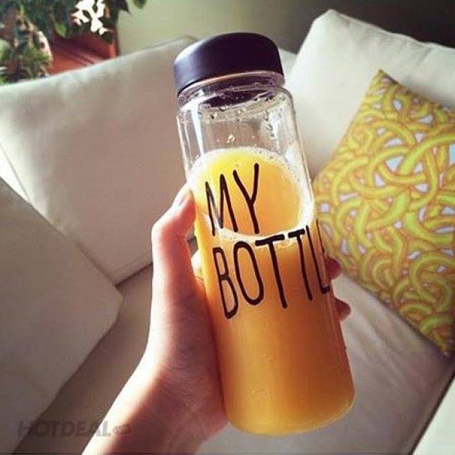 Bình Nước Nhựa WATER PONGDANG | MY BOTTLE Detox 1 Lít tặng kèm túi