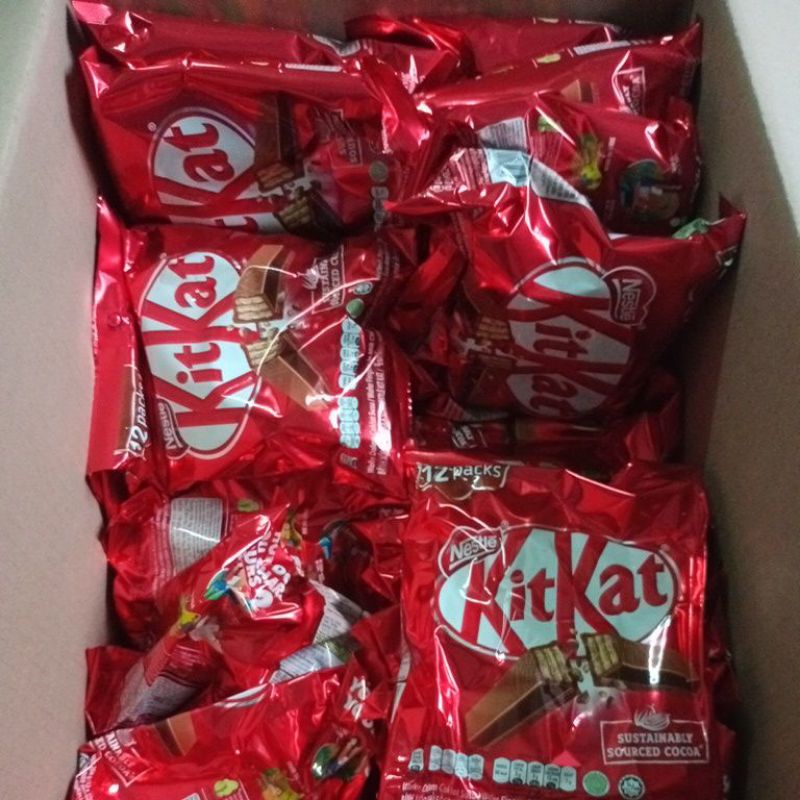 Bánh socola Kitkat Nestle' gói 12 thanh 17g