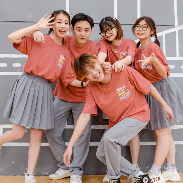 ÁO LỚP ÁO NHÓM LOANG 3D IN THEO YÊU CẦU