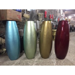 Bình hoa composite dáng bom thon cao 72cm