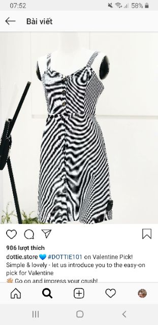 Đầm dottie thanh lí