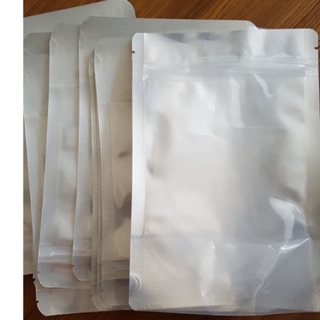 Túi zipper bạc đáy đứng