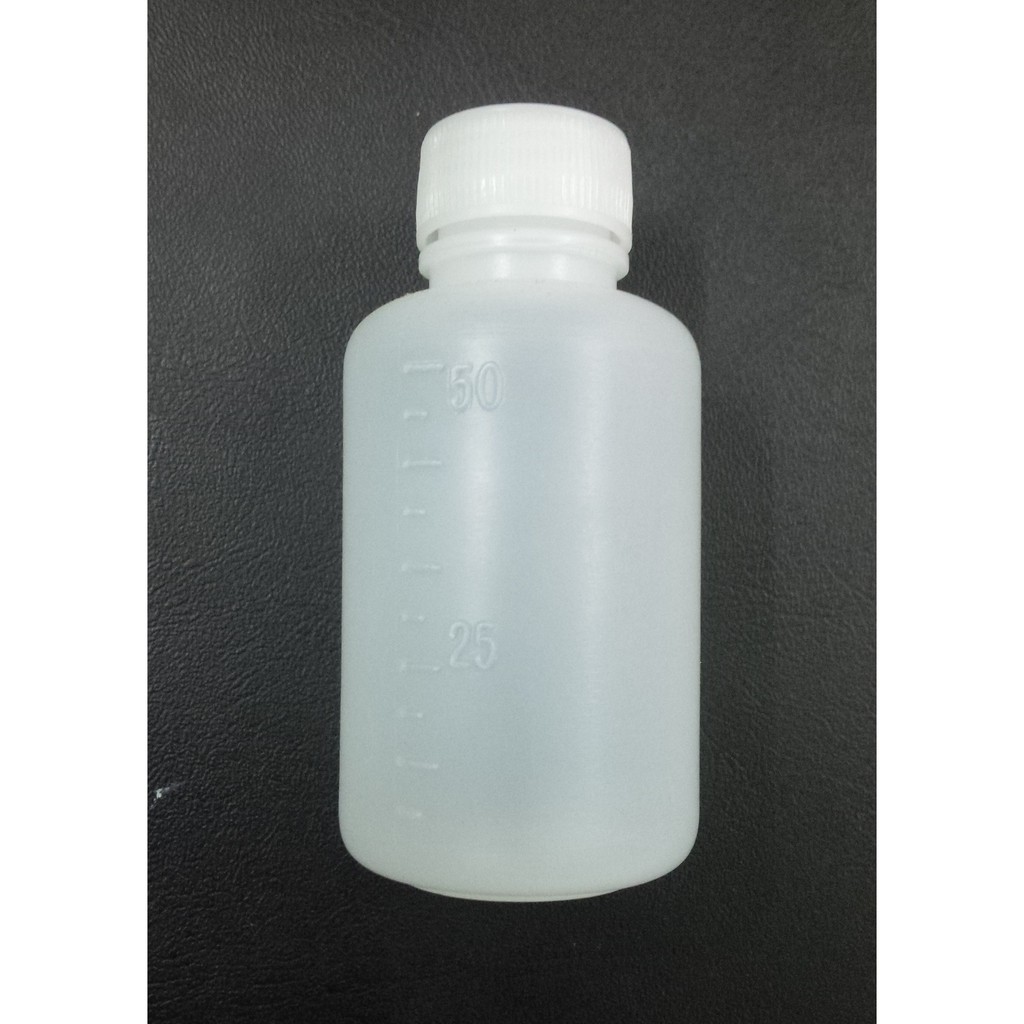 Chai nhựa LDPE chia vạch 30ml - 50ml dùng cho phòng thí nghiệm