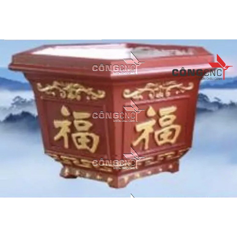 Khuôn Chậu Mini, Khuôn Chậu Lục Giác 25