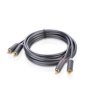 Dây AV 2 đầu RCA (dương) ra 2 dầu RCA (dương)Ugreen 10518 - Hàng Chính Hãng