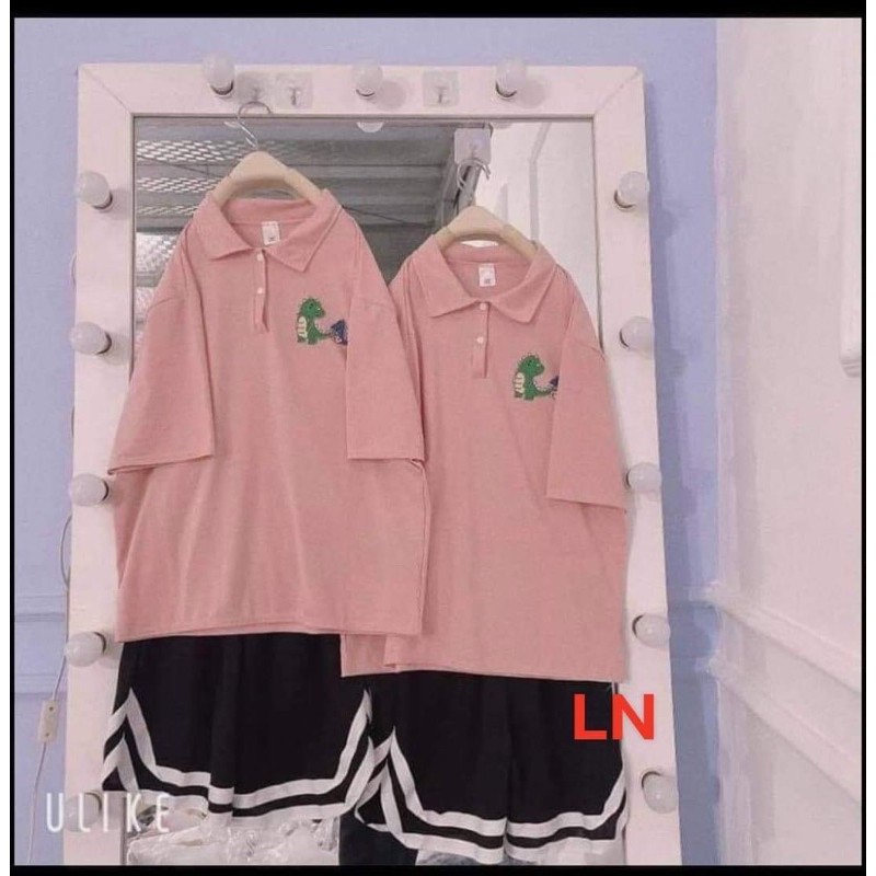 [RẺ VÔ ĐỊCH] Sét áo polo khủng long bám đuôi +quần đùi V HARI0421