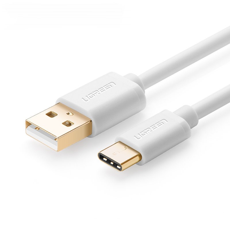 Dây cáp sạc và truyền dữ liệu USB 2.0 sang USB Type-C dài từ 0.25-3m UGREEN US141