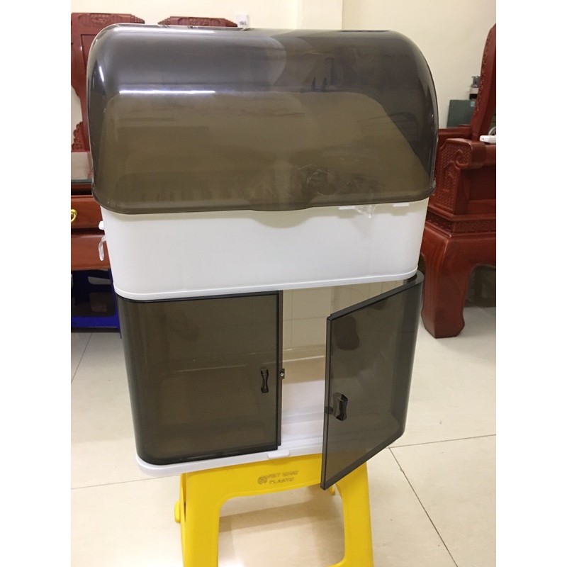 Tủ đựng bát đĩa đa năng có kèm hũ gia vị | BigBuy360 - bigbuy360.vn