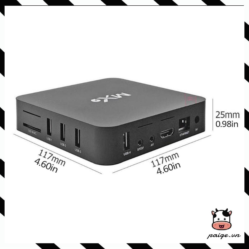 Đầu Mx9 5g 4k Tv Box Độ Phân Giải Cao 1.2ghz