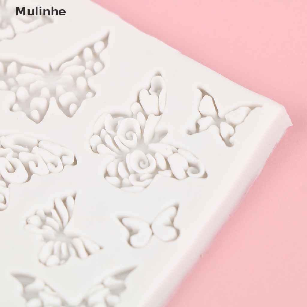 Khuôn silicone làm bánh hình bươm bướm