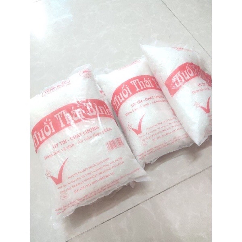 1kg Muối sạch thái bình, muối hạt