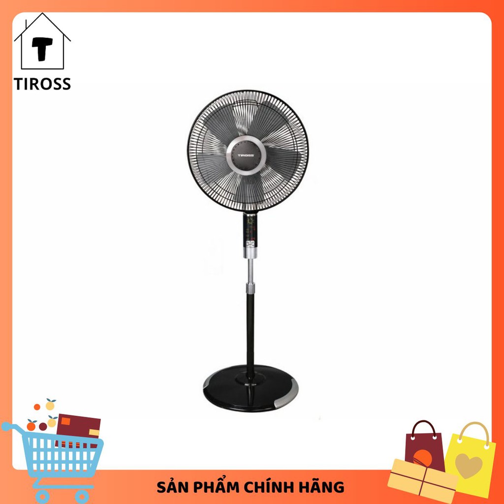 [Tiross123] Quạt Đứng có điều khiển Tiross TS951, HỆ THỐNG ĐẢO GIÓ TRÁI PHẢI HÌNH SIN, bảo hành 12 tháng