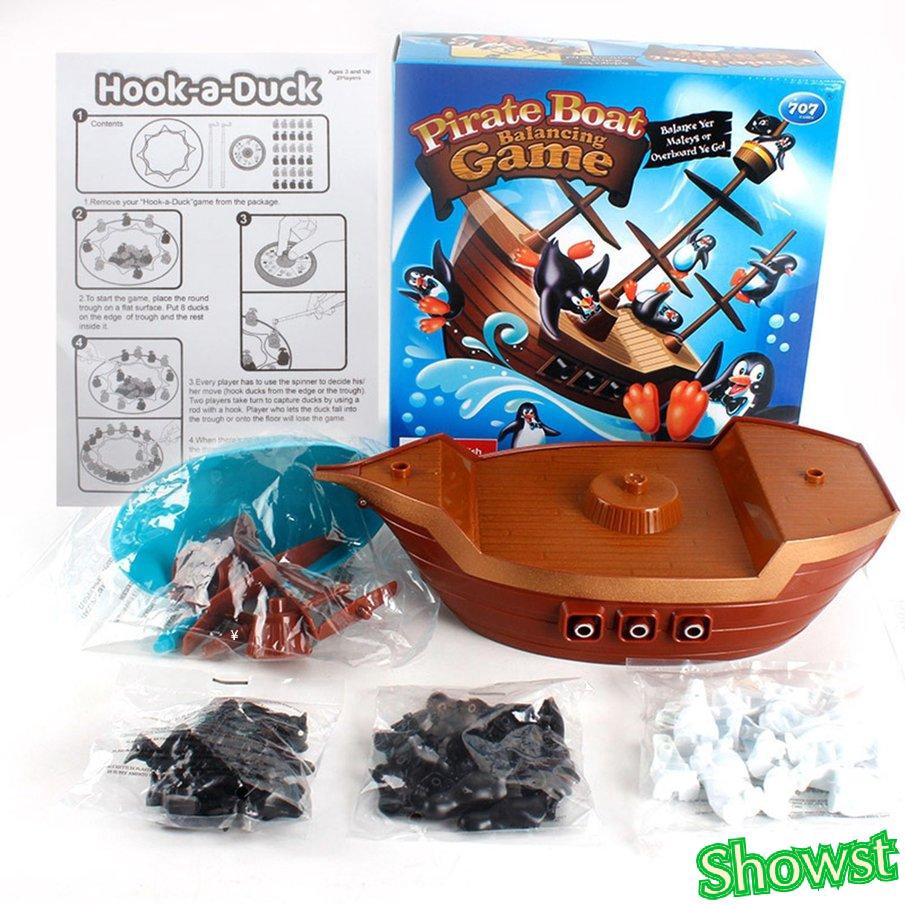 Smart Toys Balance Penguin Pirate Boat Fun Kids Casual Table Games