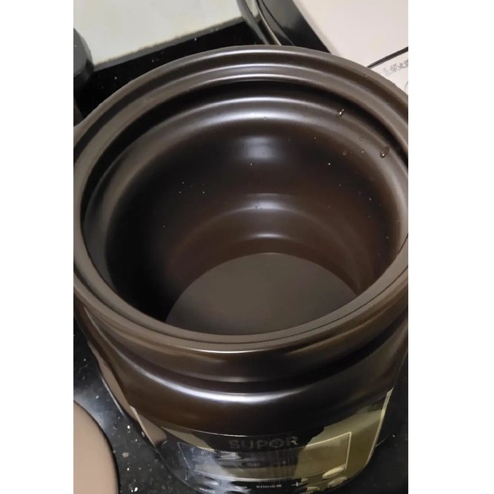 Nồi hầm điện gia dụng Supor sứ trong có nắp đậy chịu nhiệt cao, nấu cháo y,ến sào, nồi đa năng