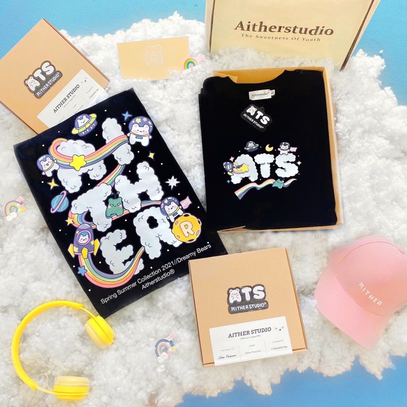 AITHERSTUDIO- Áo Thun Cloud Tee Cao Cấp Form Rộng | WebRaoVat - webraovat.net.vn