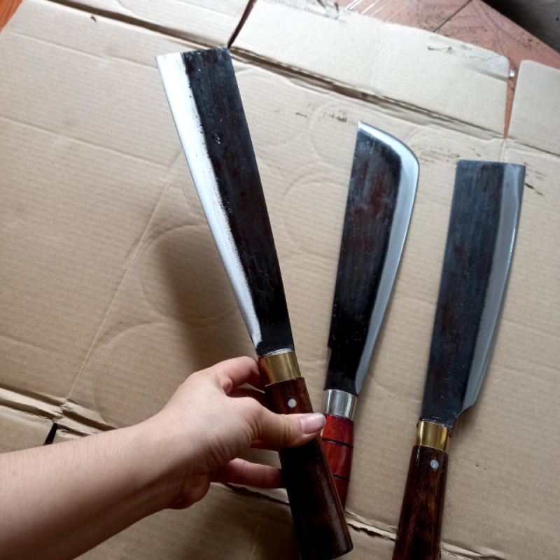 Dao chặt xương ,chặt cây,củi -hàng thép nhíp ôtô chuẩn sắc bén