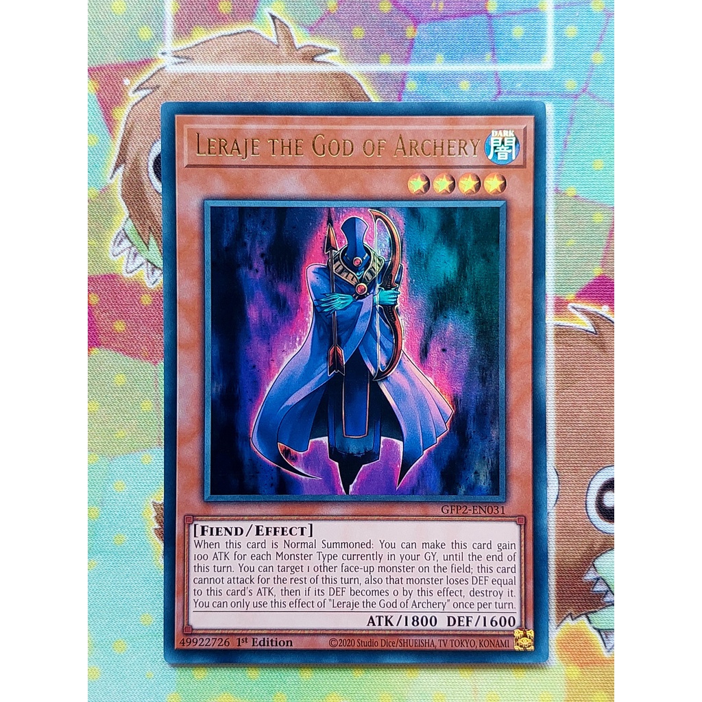 [ Đỗ Lạc Shop ] Thẻ Bài Yugioh Monster Leraje the God of Archery - GFP2-EN031 - Ultra Rare