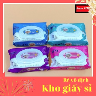 Thùng khăn ướt anpa 125g - 30 gói - hàng chính hãng