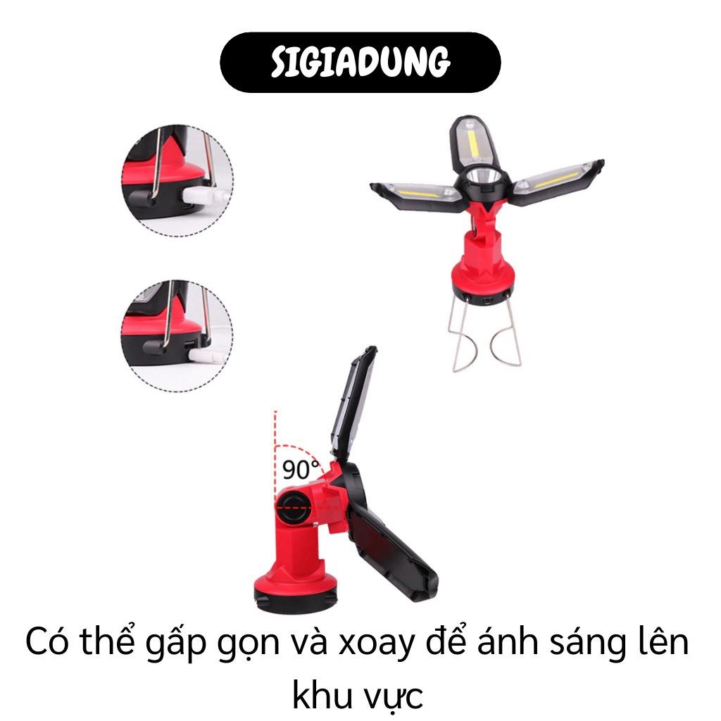 [SGD] Đèn Pin - Đèn Pin Cầm Tay Đa Năng 3IN1, Xoay 360 Độ, Phù Hợp Cho Cắm Trại, Du Lịch 7425