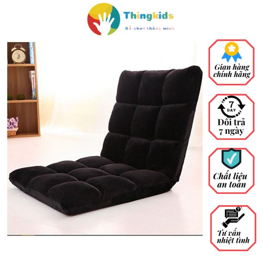 Ghế bệt tựa lưng ngồi 5 tư thế phong cách nhật bản - Thingkids