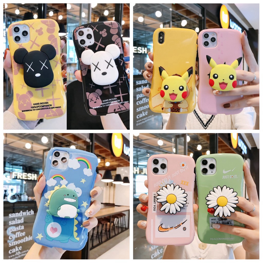Giá Đỡ Điện Thoại 3d Co Giãn Hình Hoạt Hình Dễ Thương
