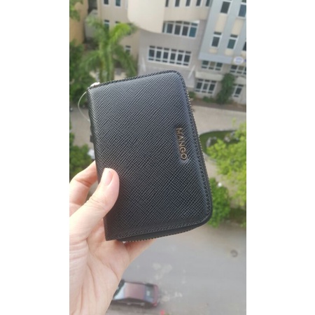 Ví Mango đen ngắn - hxt kèm bill Nga