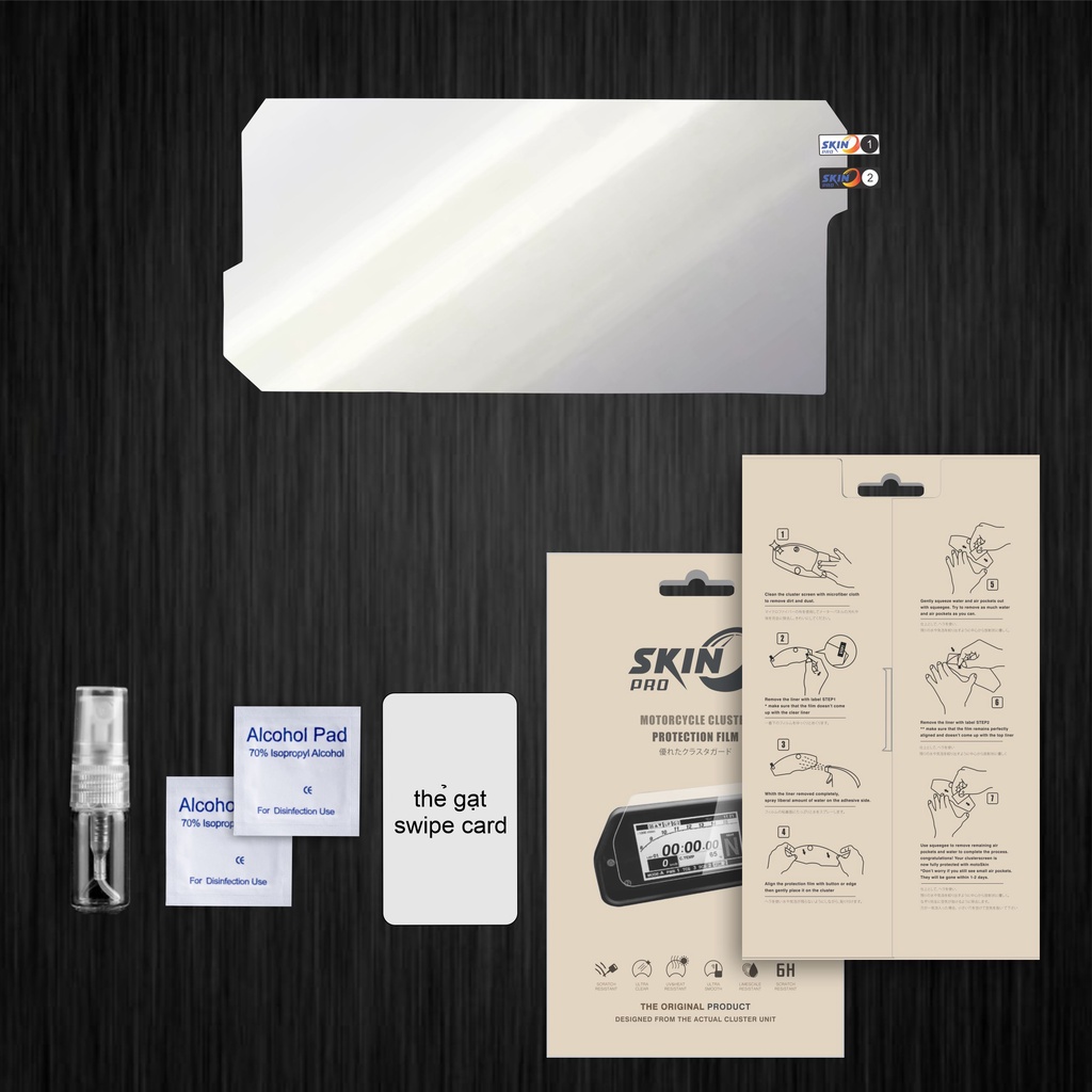 Miếng dán PPF bảo vệ mặt đồng hồ KTM DUKE 125 250 390 ADVENTURE 390 2017 đến 2024 - DUKE KTM ADVENTURE