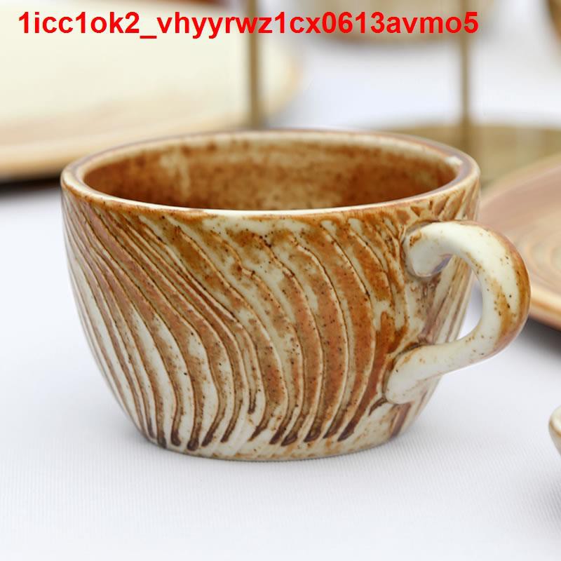 ♣▲DXC Bộ tách cà phê thời trung cổ bằng gốm sứ thủ công theo phong cách châu Âu pha kiểu Anh gia dụng trà chiều v