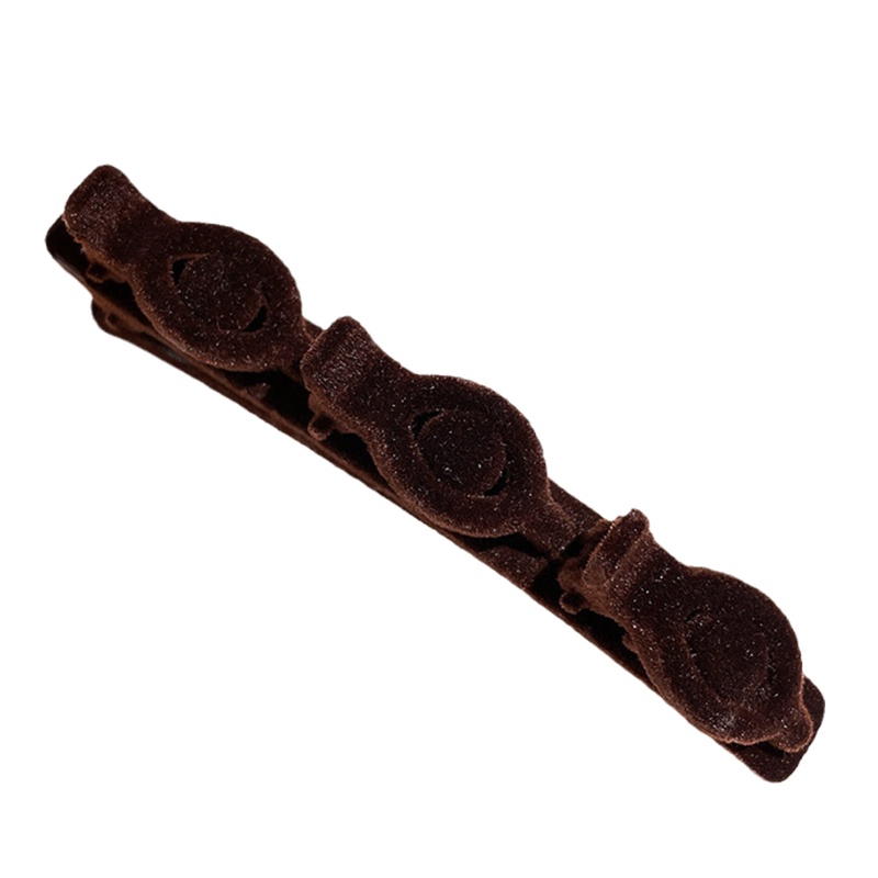 Kẹp Tóc Mỏ Vịt Màu Đỏ / Đen / Cà Phê Thời Trang