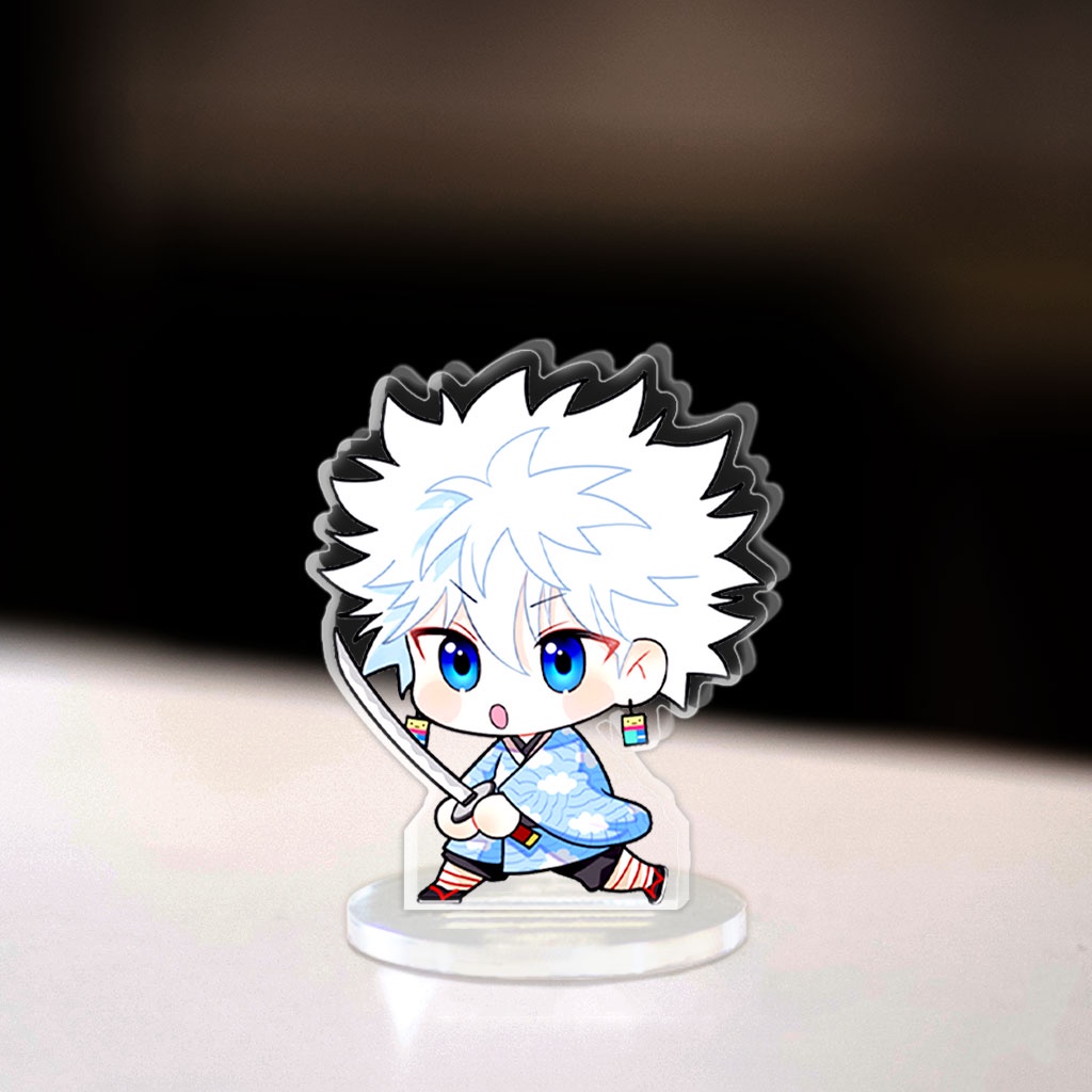 Mô hình Mini Hunter X Hunter Standee Chibi trang trí góc học tập cao 3cm phụ kiện shop HM Decor