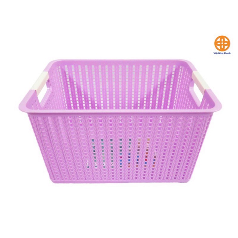 giỏ nhựa đựng đồ vuông góc, rổ nhựa đựng đồ đa năng 3415