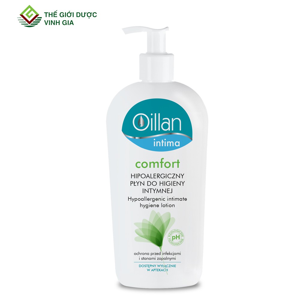 OILLAN INTIMA COMFORT - Dung dịch vệ sinh phụ nữ dùng hằng ngày đến từ BA LAN (Tích điểm đổi quà)