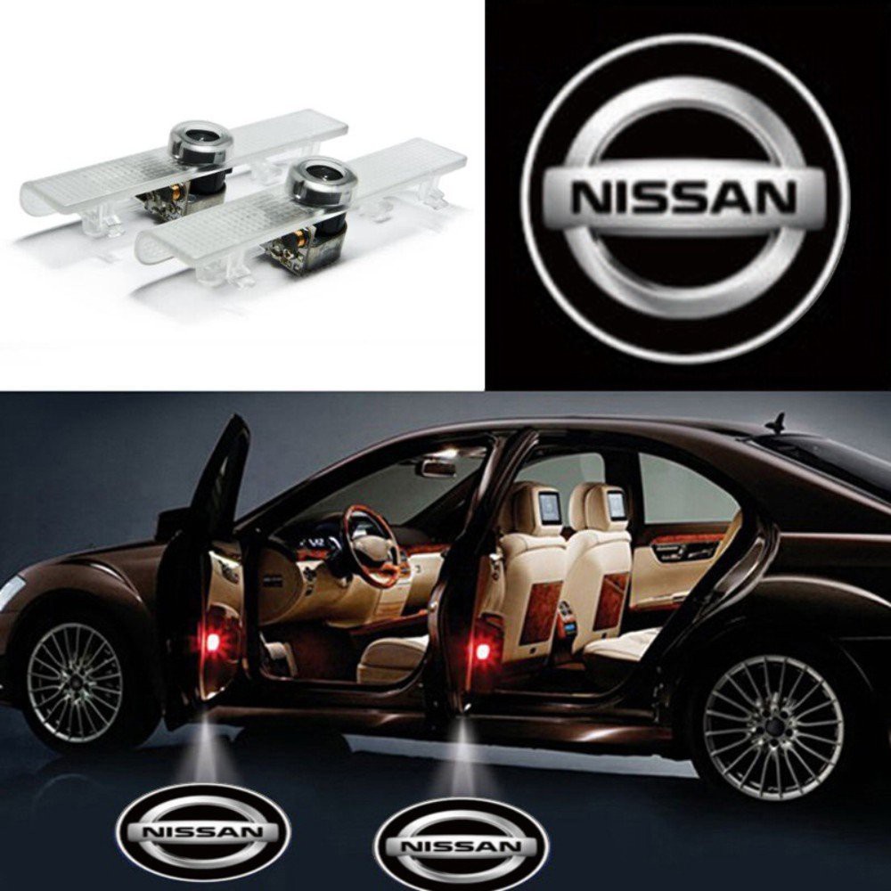 Set 2 Đèn led Chiếu logo hd 3w Thay Thế Chuyên Dụng Cho Cửa Xe Hơi nissan altima armada maxima Tian quest