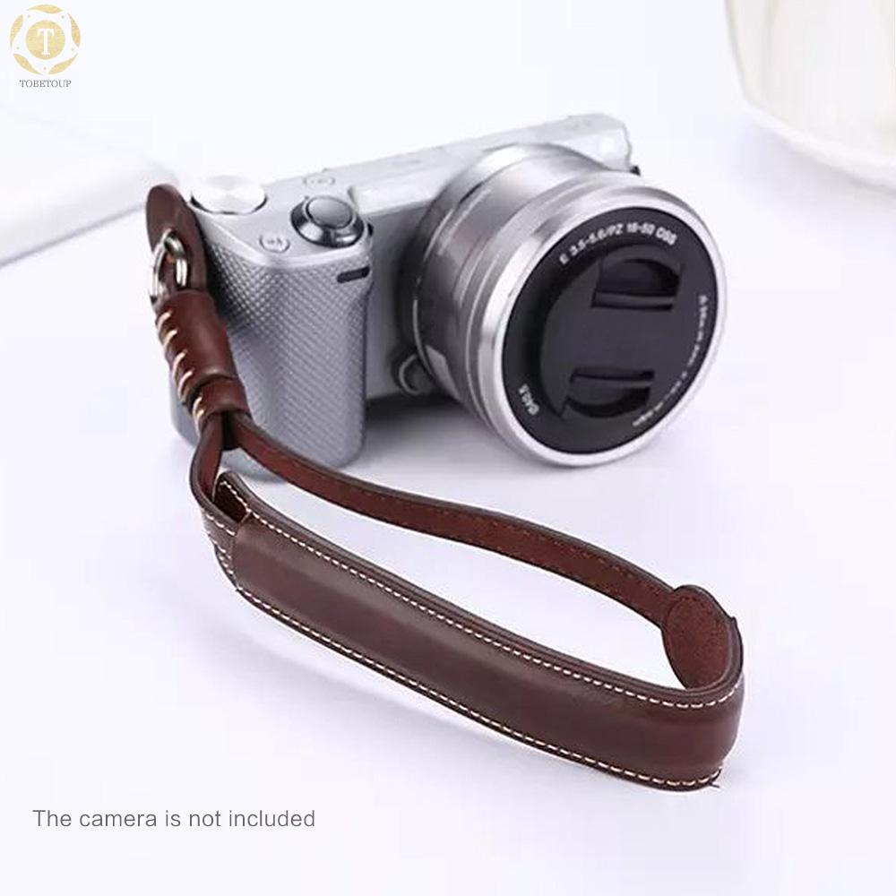 Dây Đeo Máy Ảnh Sony Fujifilm Nikon Panasonic Olympus Leica Dslr / Micro 12 Giờ Bằng Da Pu