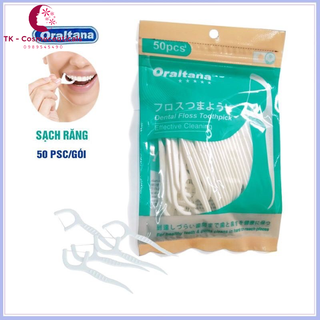 Tăm Chỉ Nha Khoa Oraltana - 50 Chiếc 100 Chiếc