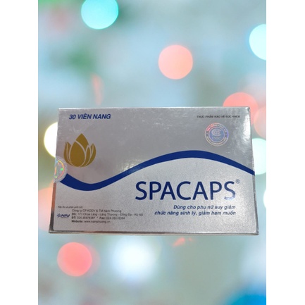 Spacaps hộp 30 viên - Thực phẩm sinh lý nữ