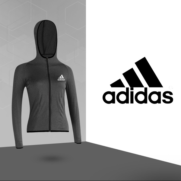 Adidas Áo Khoác Thể Thao Có Mũ Trùm Đầu Chất Liệu Thấm Hút Khô Thoáng Nhanh Chóng