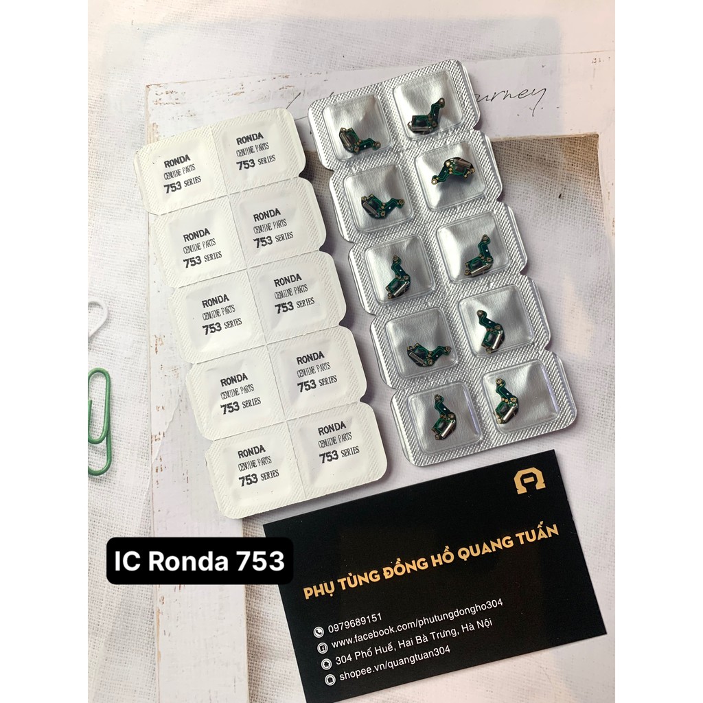 IC máy đồng hồ đeo tay Ronda Thụy Sỹ 762 - 763 - 751 - 753