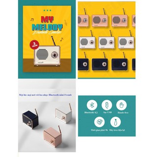 Loa Bluetooth Vintage MINI Fromb | Korea | Bluetooth Speaker