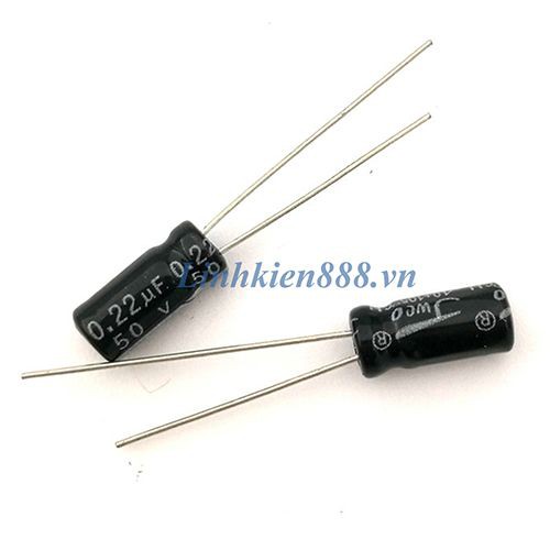 Tụ Hóa 0.22uF 50V(Túi 4 con)
