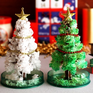 Bộ nuôi tinh thể cây thông Noel nhiều mẫu đẹp mắt- Quà giáng sinh đặc biệt - Tinh thể KDP / ADP / CuSO4