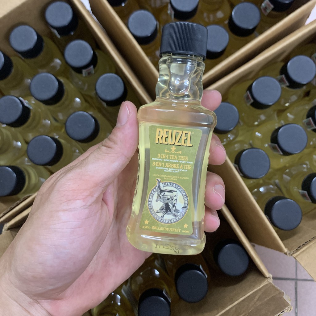 Dầu Gội Reuzel 3-in-1 Tea Tree Shampoo 100ml