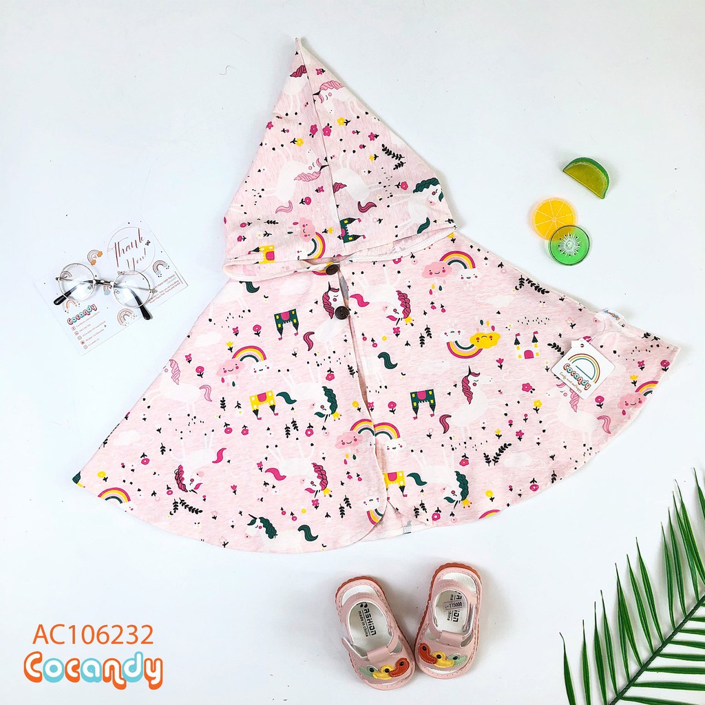 Áo choàng chống nắng gió COCANDY - chất liệu cotton hàn cao cấp AC10