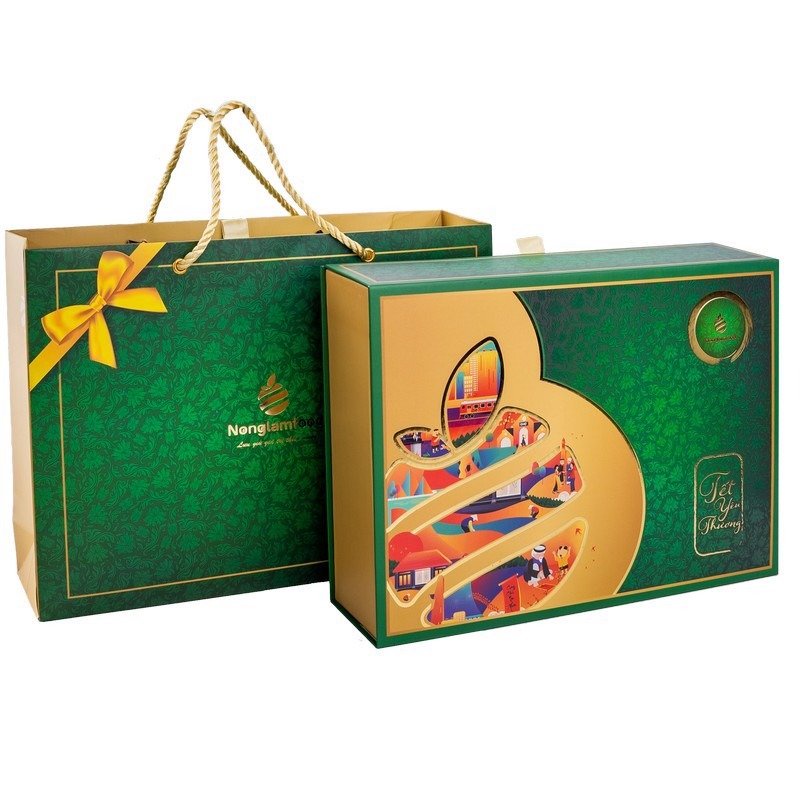 [ Quà Tết 2022 ] Bộ Quà Tết Phú Quý Sang Trọng Nonglamfood 2022 | BigBuy360 - bigbuy360.vn