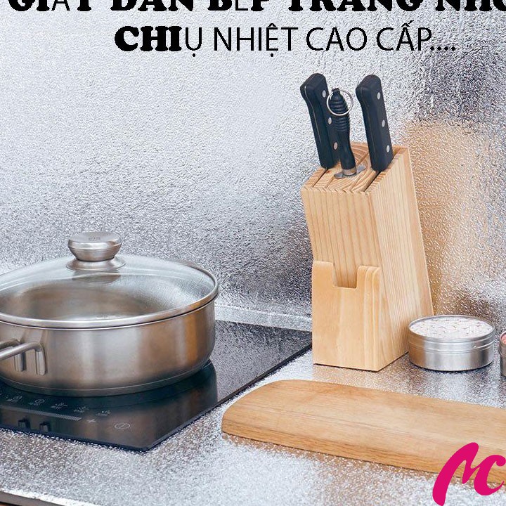 Cuộn Giấy Dán Bếp Tráng Nhôm Chịu Nhiệt Cao Cấp_MC462