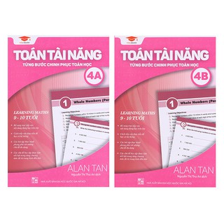 Sách - Toán Tài Năng 4 (bộ 2 cuốn 4A + 4B)