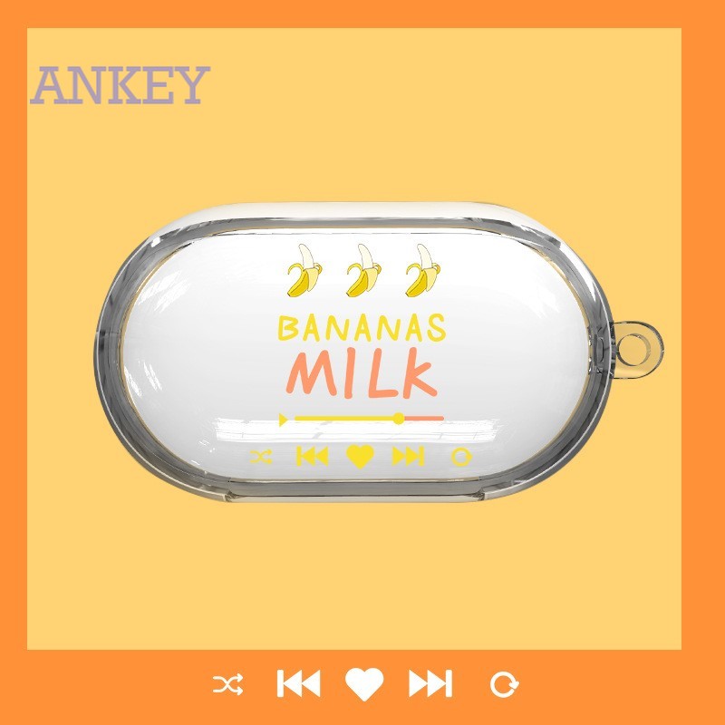 Samsung Galaxy Buds Live / Buds + Plus Vỏ hộp tai nghe không dây trong suốt từ silicon có móc treo dành cho 2020