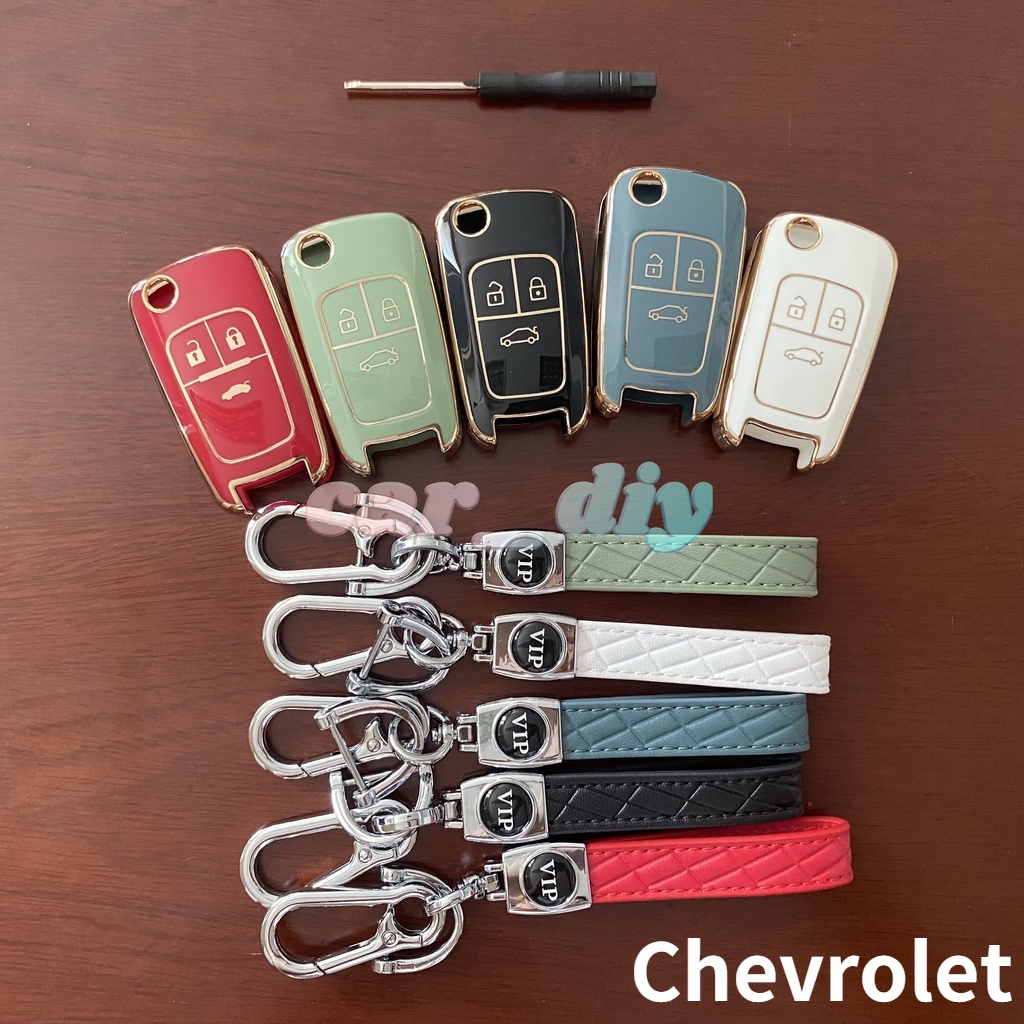 Ốp Da TPU Bảo Vệ Chìa Khóa Xe Hơi Chevrolet Cruze Aveo Captiva Buick Opel Astra Corsa