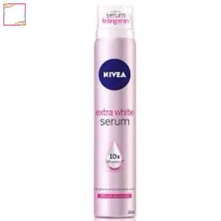 -Xịt ngăn mùi Serum Nivea trắng mịn 100ml.